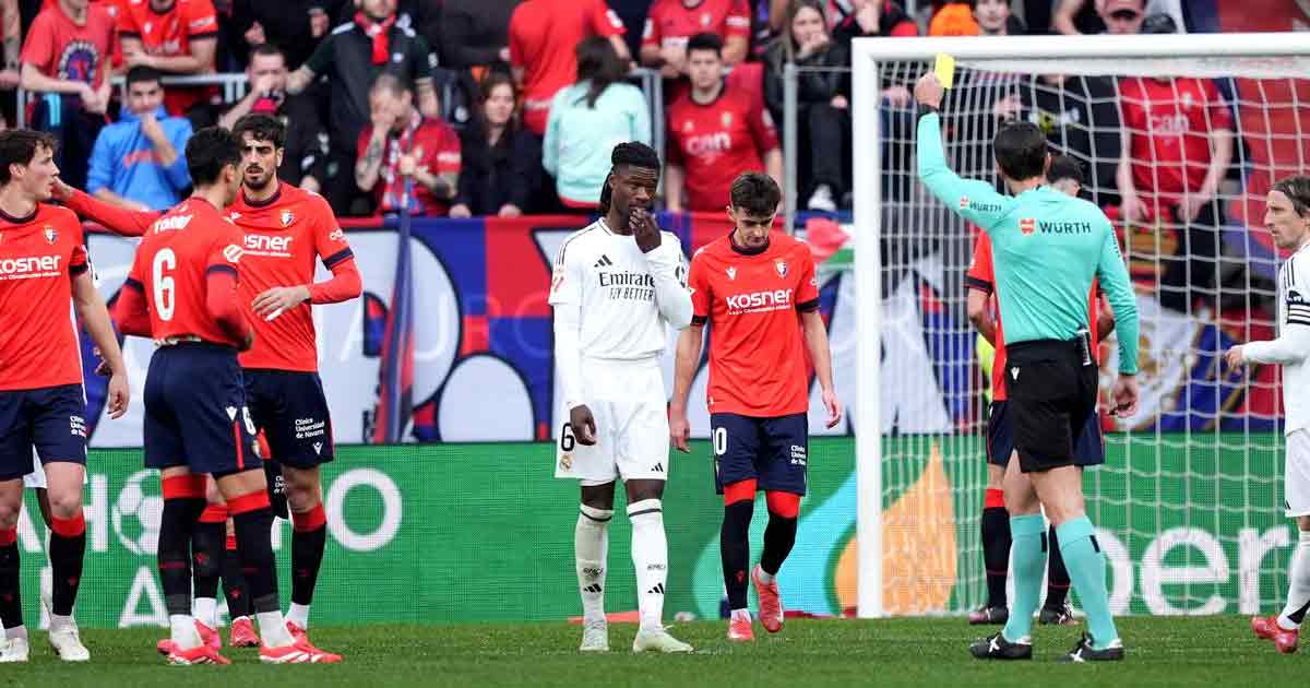 Real Madrid Draw 1-1 with CA Osasuna