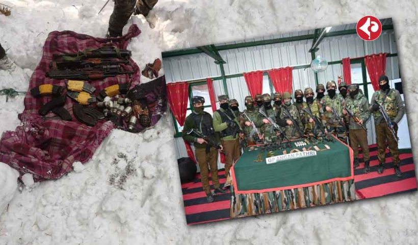 Security Forces Recover Large Cache of Arms and Ammunition in Baramulla