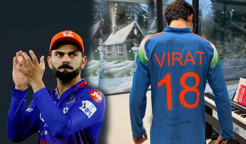 Virat Kohli Gifts Signed Jersey to Kevin Pietersen’s Son