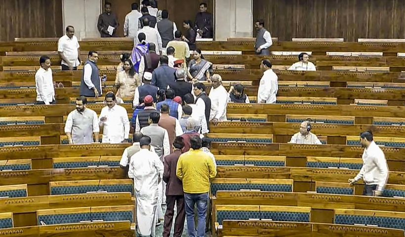 Opposition walks out during FM Nirmala Sitharaman’s Budget speech