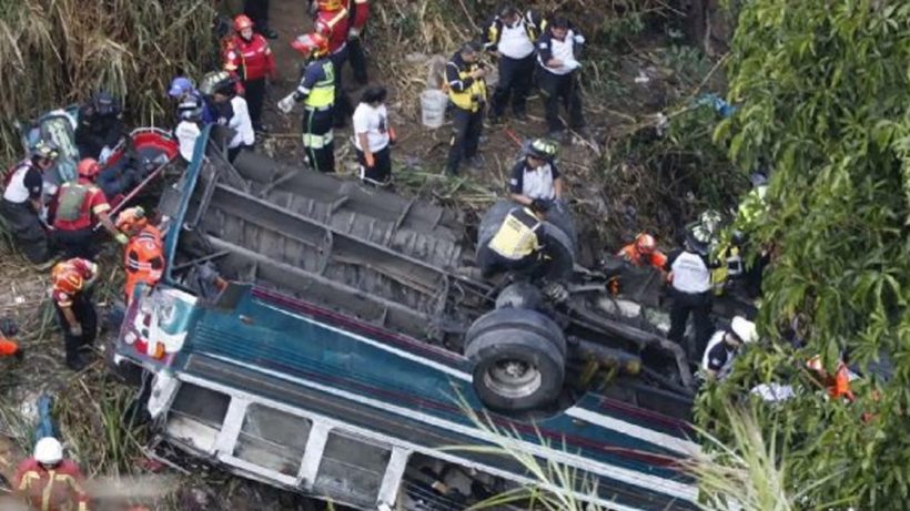 55 Dead as Bus Plunges 115 Feet into Gorge in Guatemala