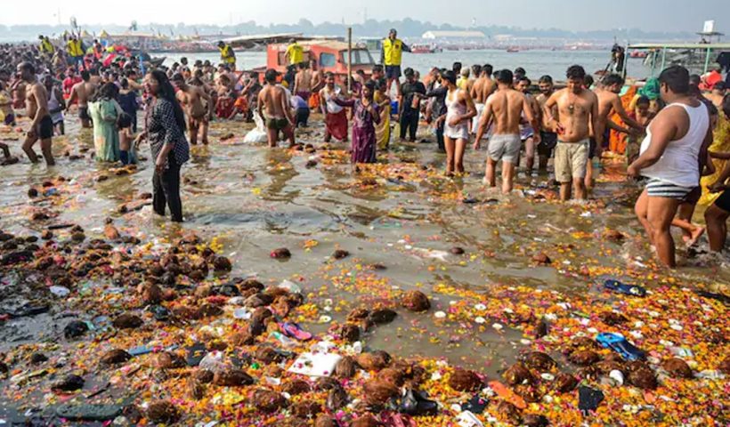 High level of faecal bacteria in Ganga at Prayagraj