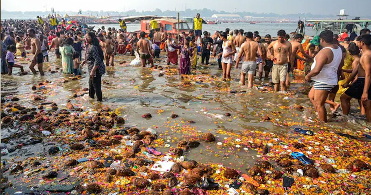 High level of faecal bacteria in Ganga at Prayagraj