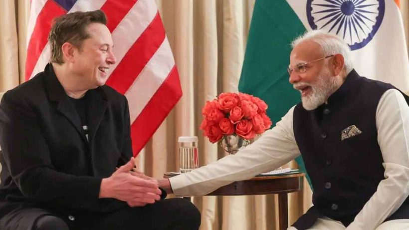 PM Modi Meets Elon Musk to Discuss Space and Technology