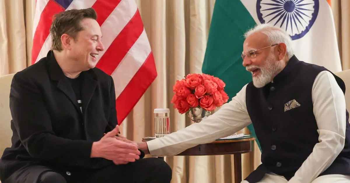 PM Modi Meets Elon Musk to Discuss Space and Technology