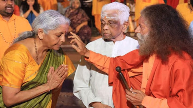 nirmala sitharaman at maha kumbh