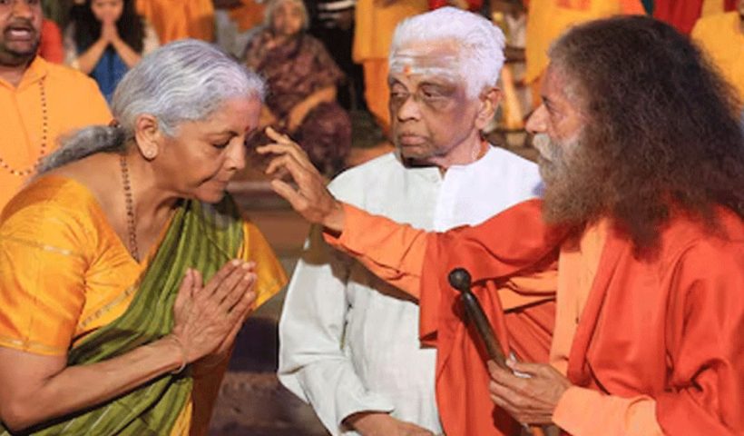 nirmala sitharaman at maha kumbh