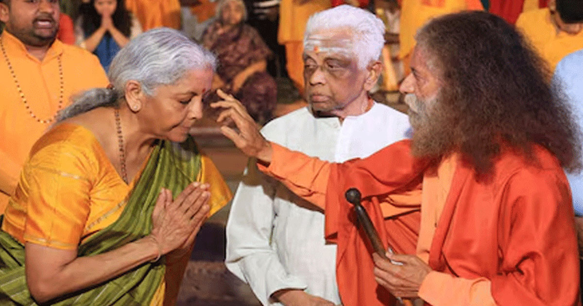 nirmala sitharaman at maha kumbh