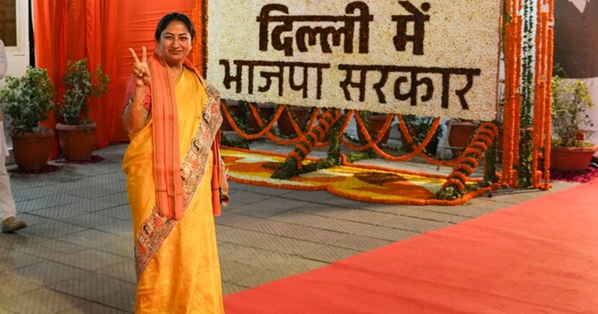 Rekha Gupta's oath as Delhi's Chief Minister at mega ceremony today