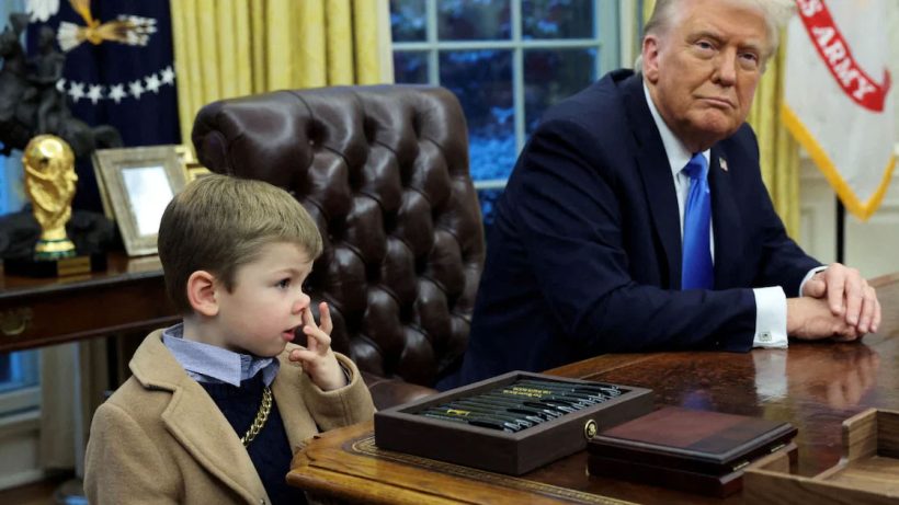 Trump Replaces 145-Year-Old Desk At Oval Office