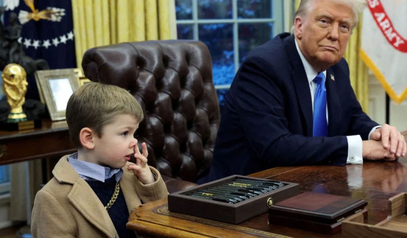 Trump Replaces 145-Year-Old Desk At Oval Office