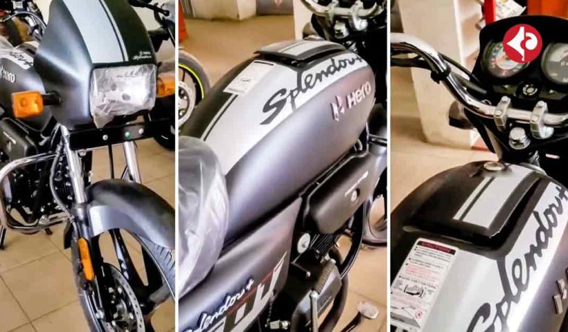 2025 Hero Splendor Plus spotted with disc brake