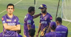 rr-vs-kkr-ipl-2025-ajinkya-rahane-most-fours-record-gautam-gambhir-guwahati