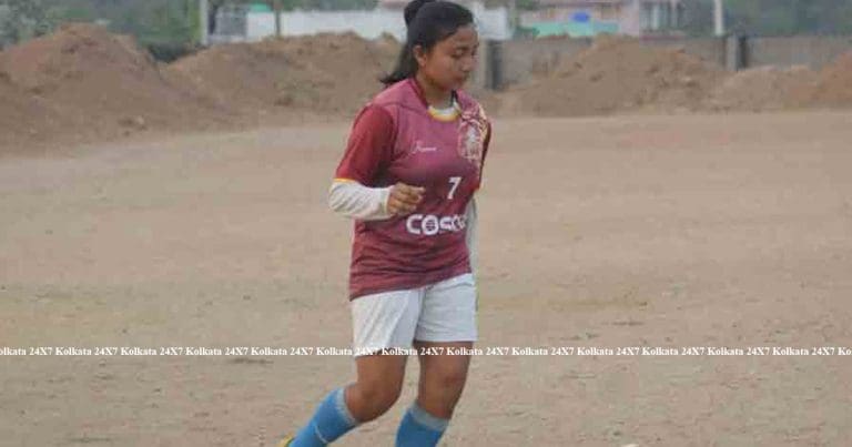 Bengal Football Team player Sima Mahato