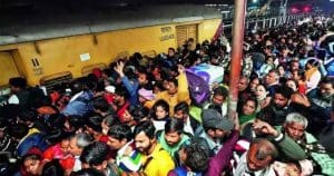 Chaos at New Delhi Railway Station as Train Delays Cause Massive Rush