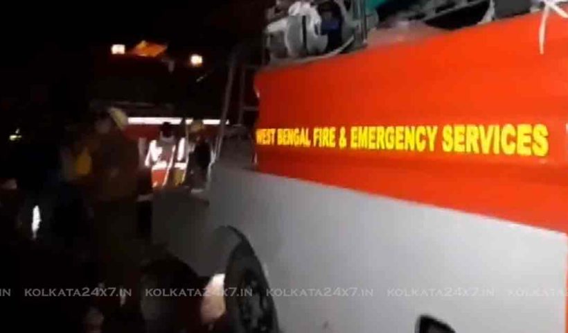 Fire Breaks Out at Howrah’s Bankra Cloth Market