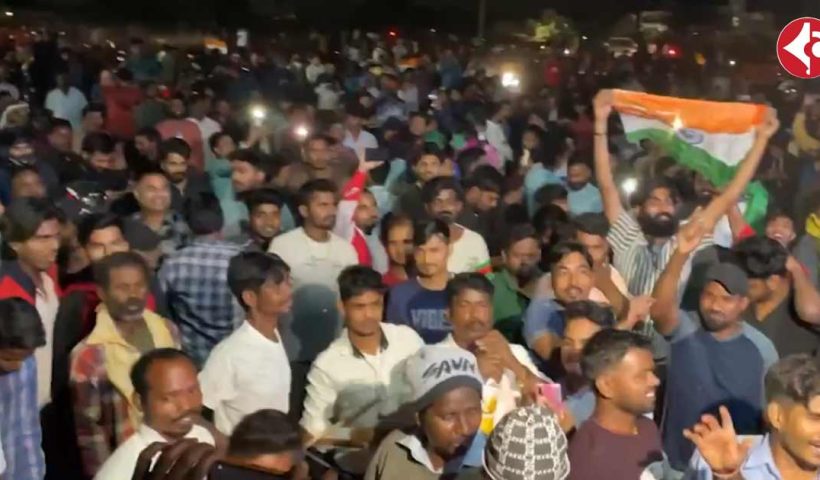 India Celebration on Steet win Champions Trophy 2025 Final