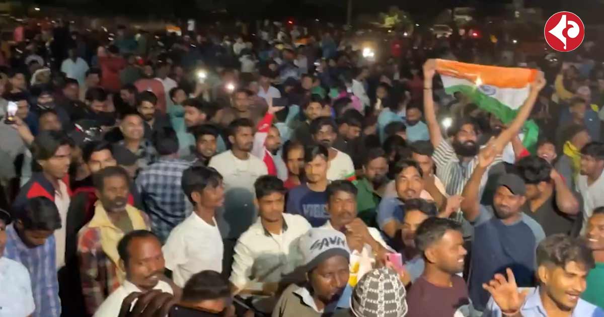 India Celebration on Steet win Champions Trophy 2025 Final