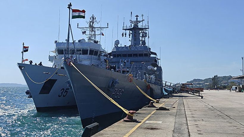 Indian Naval Ships reach Thailand