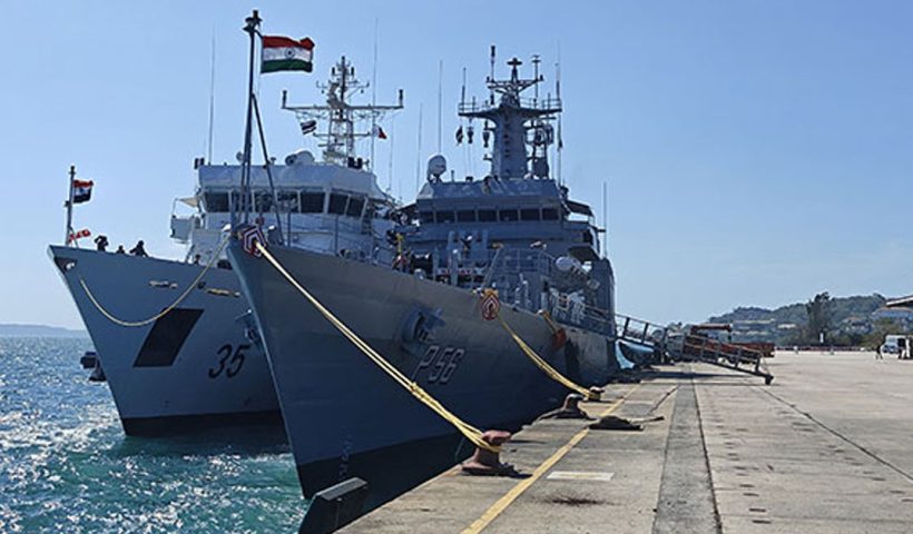 Indian Naval Ships reach Thailand