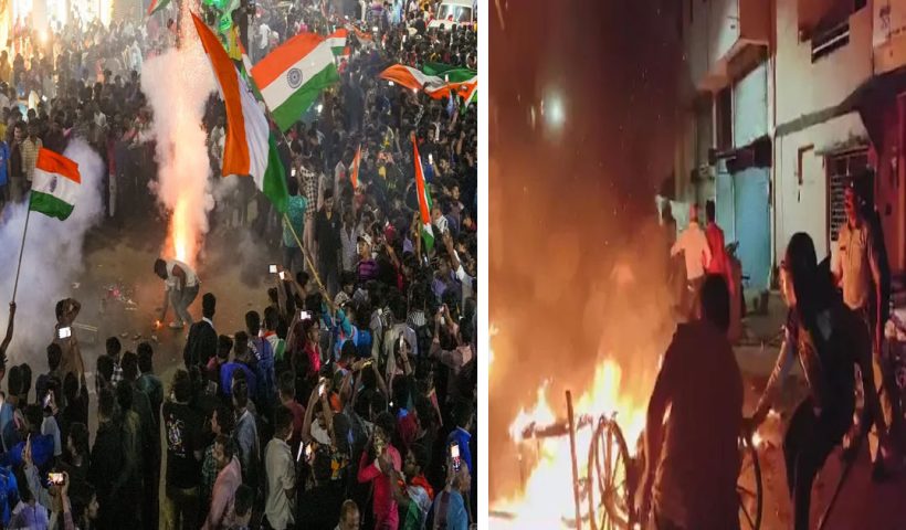 Clashes at rally in Mhow after India's win