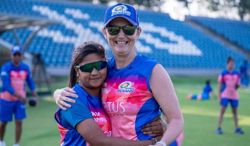 Mumbai Indians head coach Charlotte Edwards