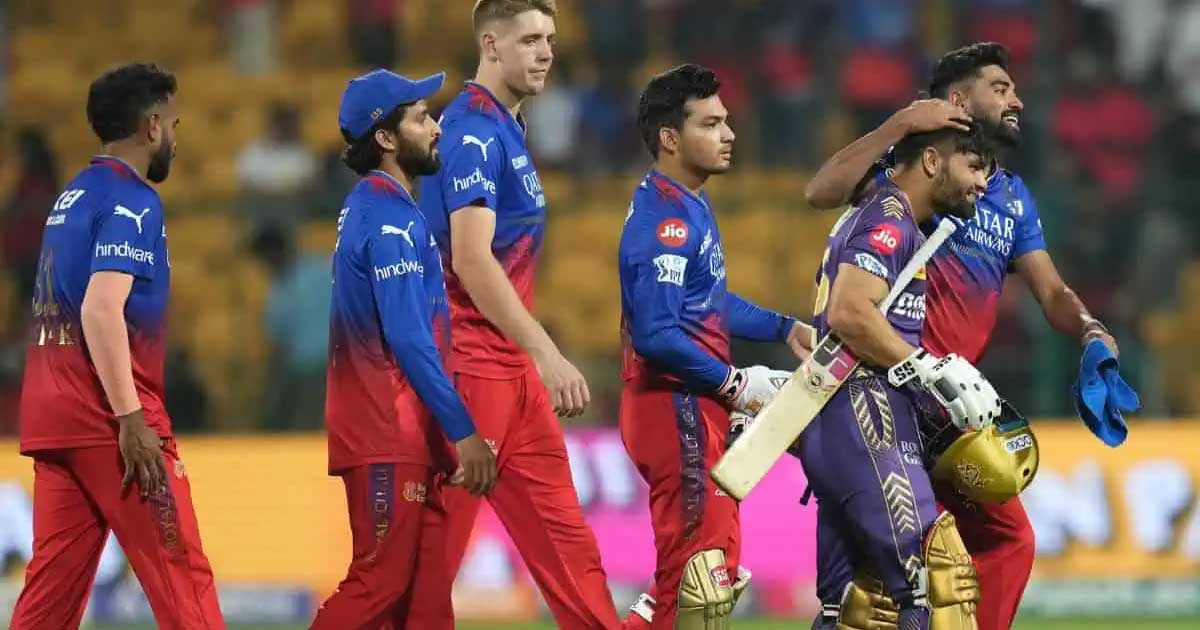 Royal Challengers Bengaluru beats Kolkata Knight Riders by 7 wickets