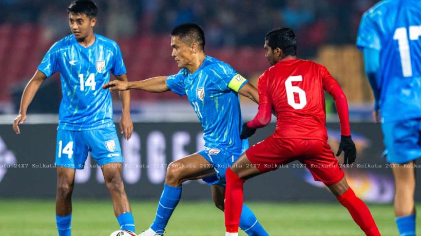 Sunil Chhetri as captain of India Football Team