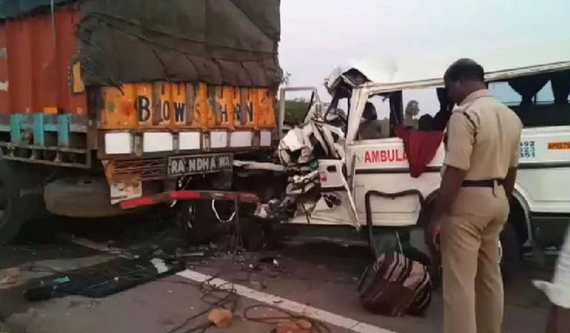 Tragic Collision Between Truck and Ambulance