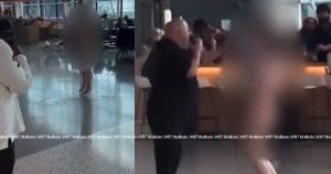 Viral Video of Texas Dallas Fort Worth Airport Woman
