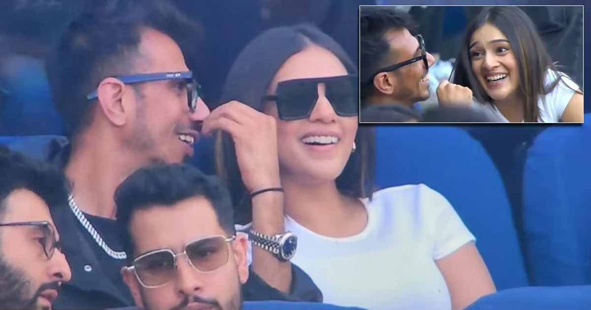 Yuzvendra Chahal spotted with a mystery girl at the IND vs NZ final!