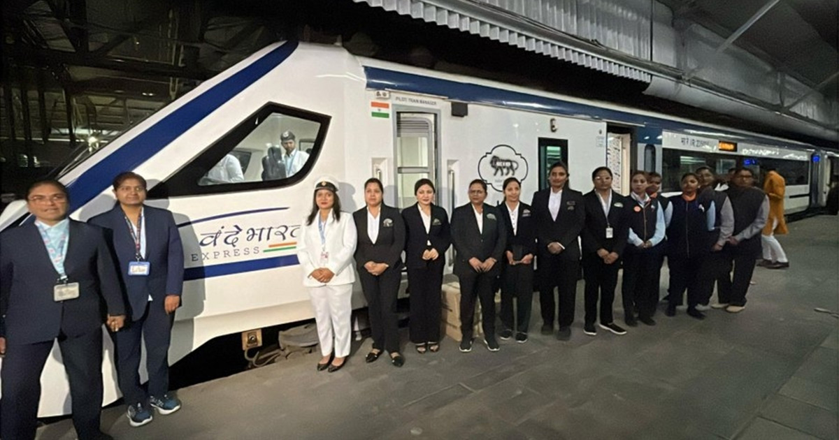 All-Women Operated Vande Bharat Express, A Historic Move on International Women's Day