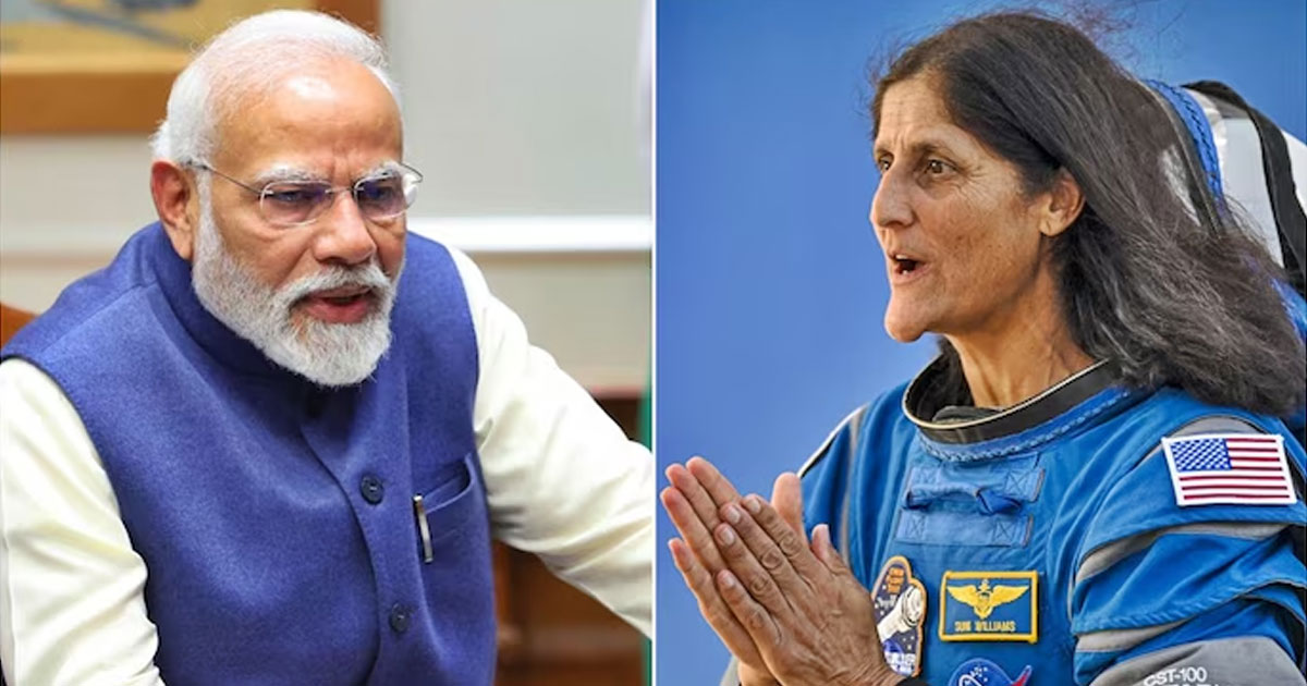 PM message to 'India's daughter' Sunita Williams