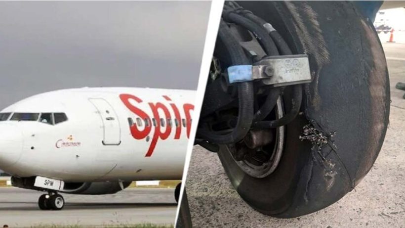 spice jet wheel falure