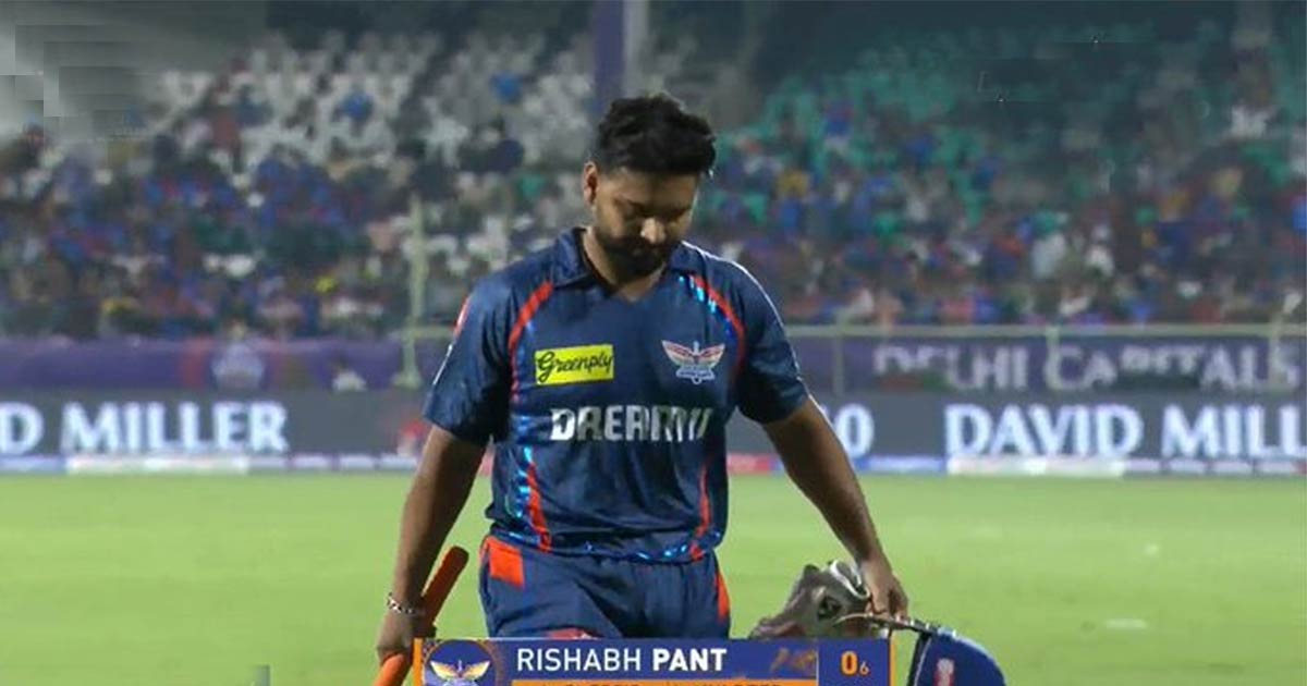 LSG rishabh pant against Delhi Capitals in IPL 2025