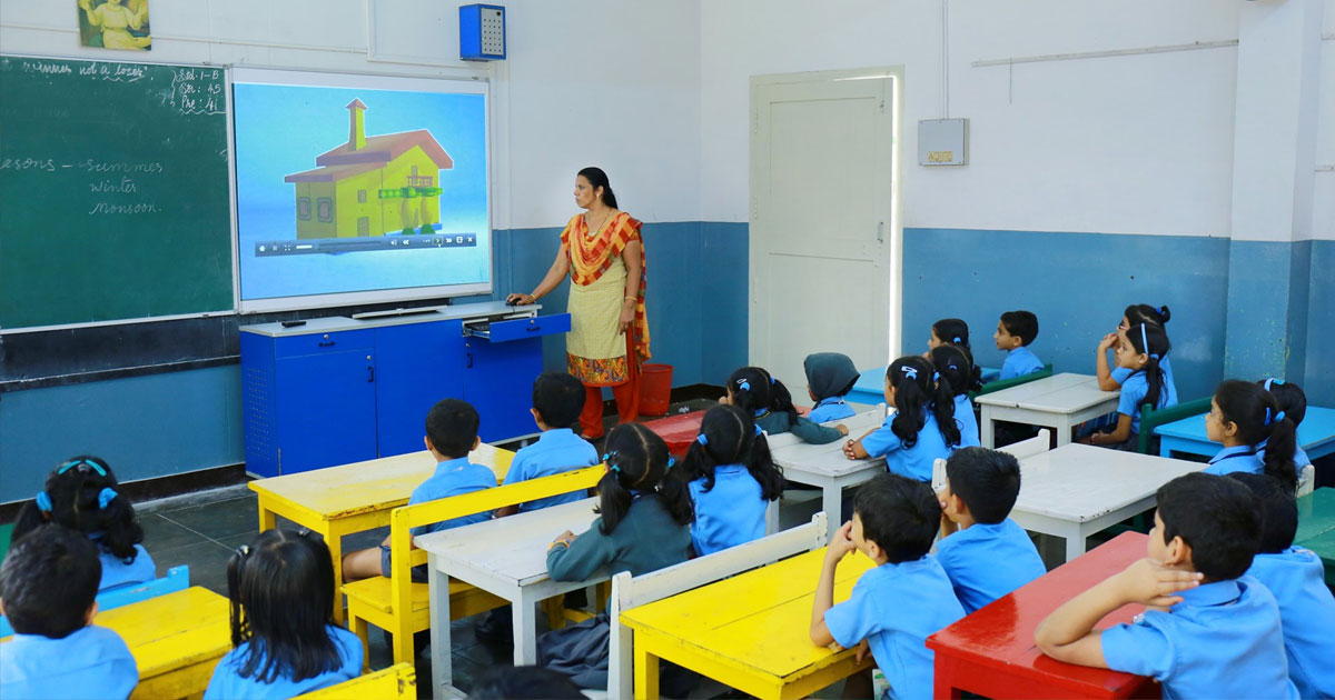 Smart classes in Anganwadi centers