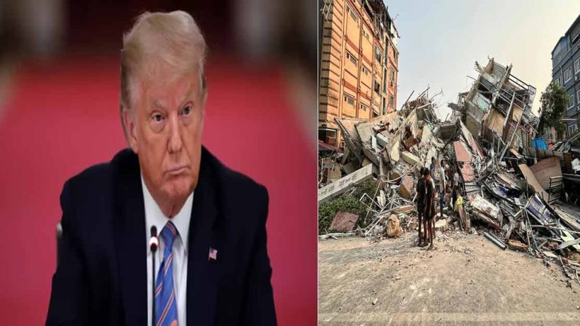 Donald trump stands by Mayanmar