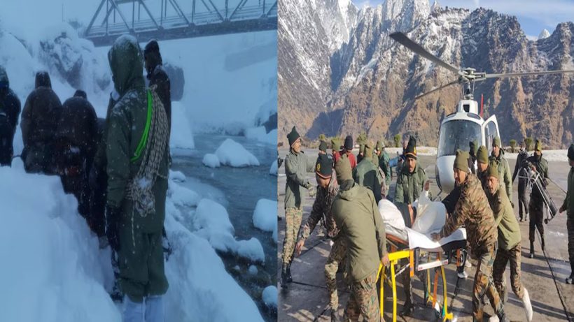 Uttarakhand avalanche rescue 4 dead, 5 still trapped