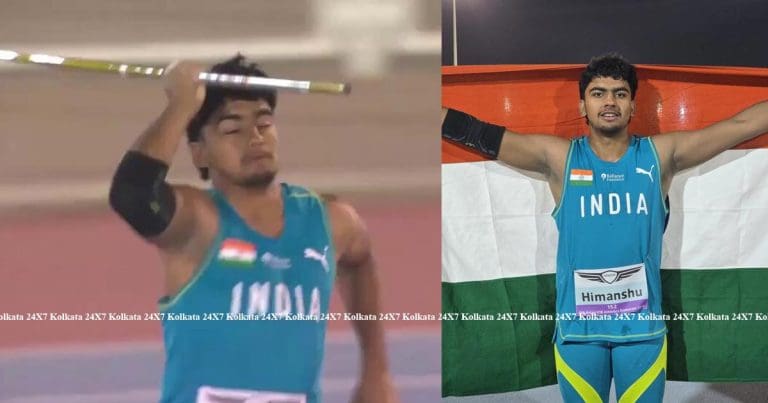 Himanshu Jakhar in Javelin Throw at Asian U18 Athletics Championship
