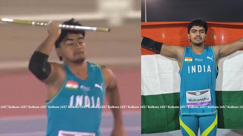Himanshu Jakhar in Javelin Throw at Asian U18 Athletics Championship