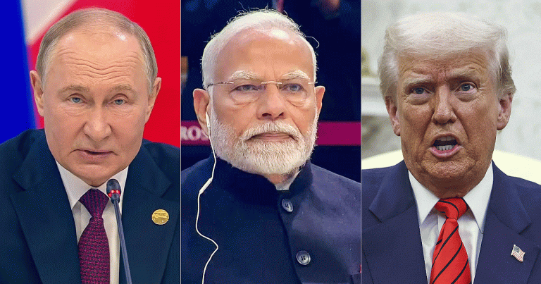 Modi Trump Putin