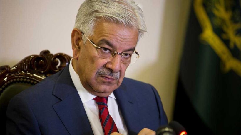 Pakistan Defence Minister Khawaja Asif
