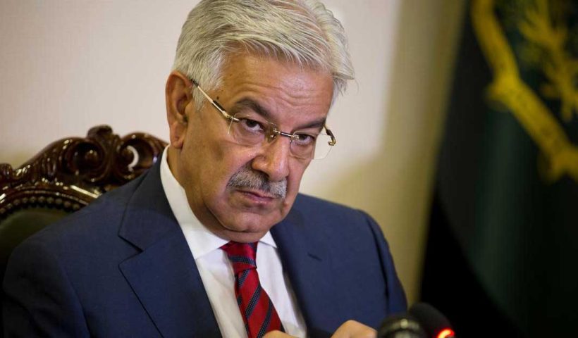 Pakistan Defence Minister Khawaja Asif
