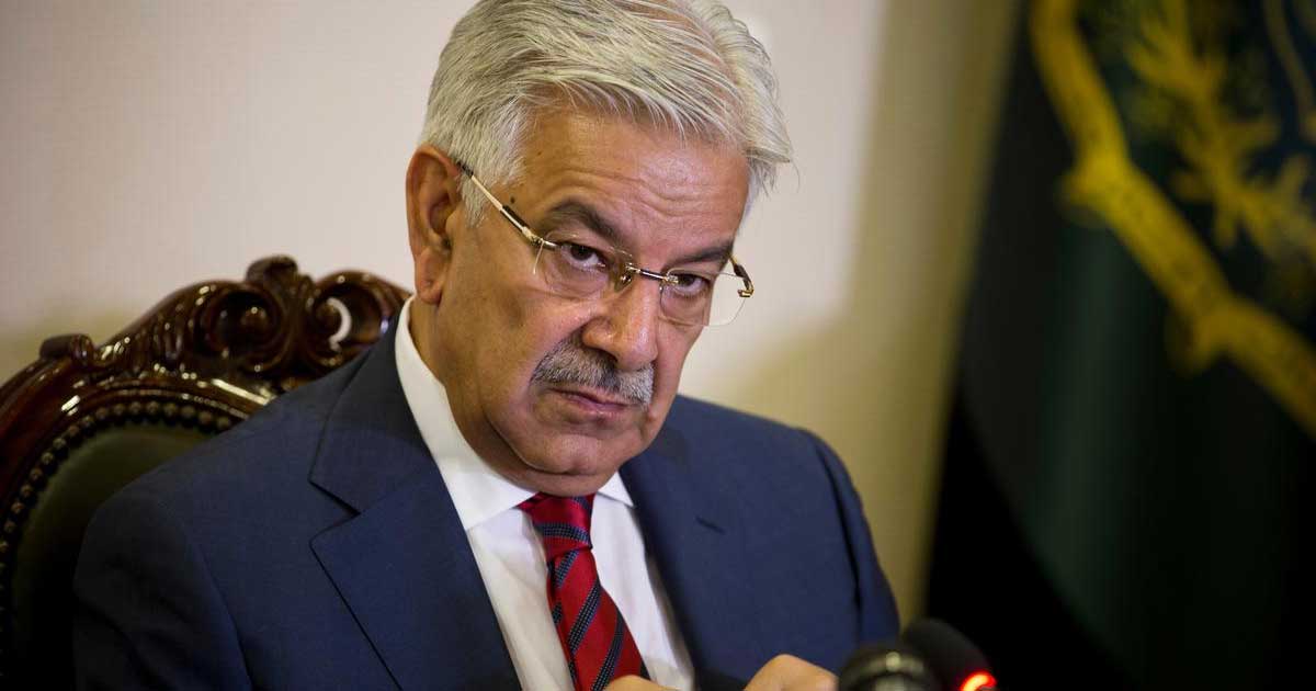 Pakistan Defence Minister Khawaja Asif