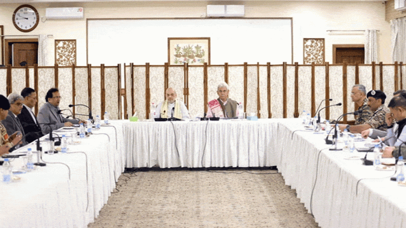 amit shah meeting regarding baisaran