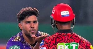 harshit rana flying kiss controversy