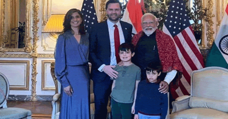 jd vance visits india