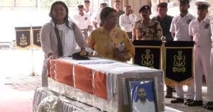 Indian Navy officer killed Kashmir