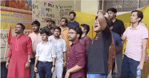 jadavpur students doing ramnavami without permission