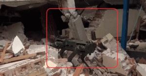 Indian Army robotic mule in earthquake-hit Myanmar